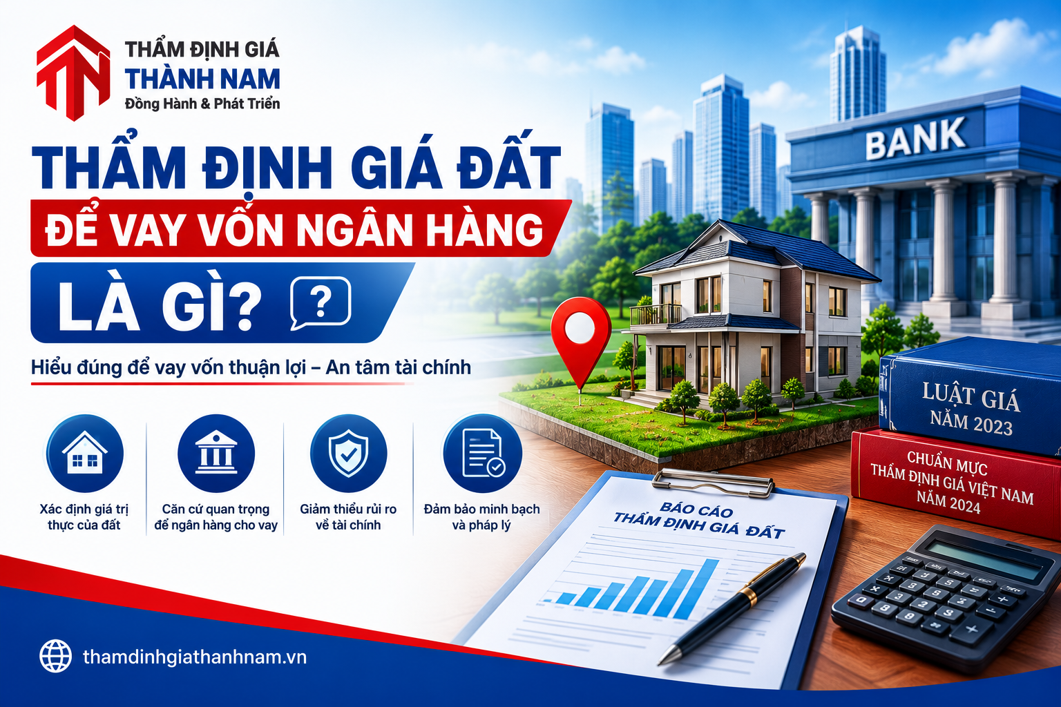 Thẩm định giá đất để vay vốn ngân hàng là gì?