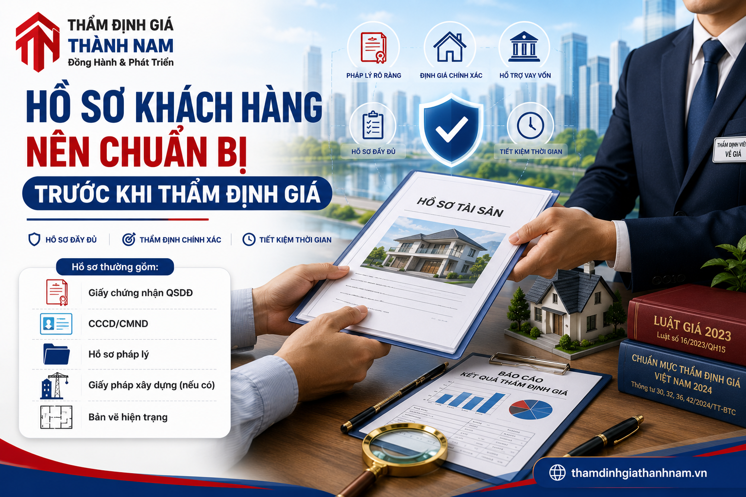 Hồ sơ khách hàng nên chuẩn bị trước khi thẩm định giá