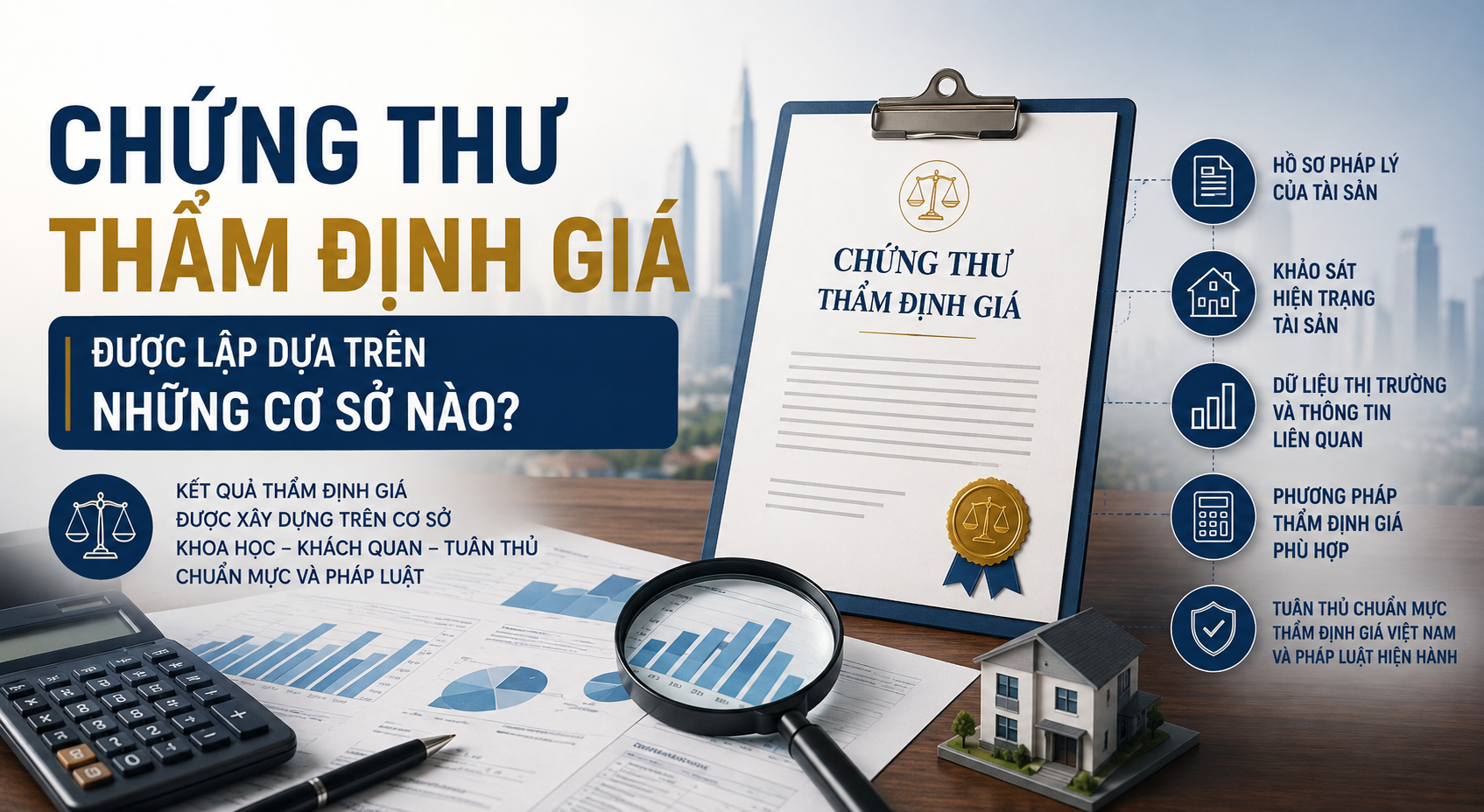 Chứng thư thẩm định giá được lập dựa trên những cơ sở nào?