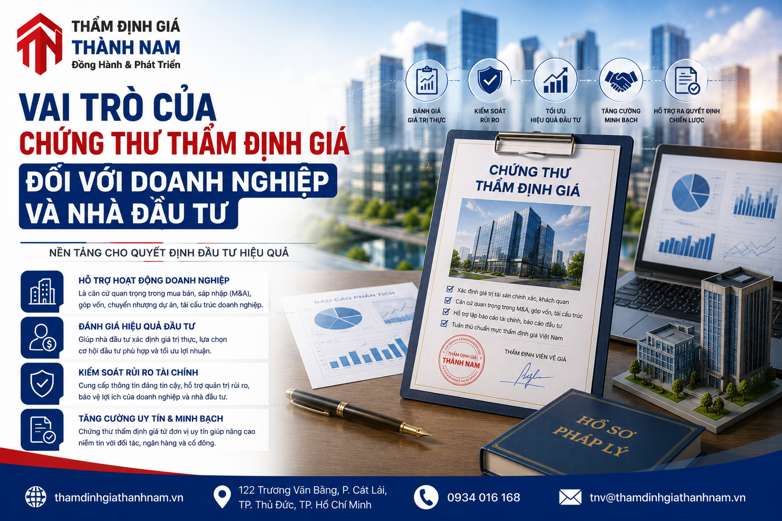Vai trò của chứng thư đối với doanh nghiệp và nhà đầu tư