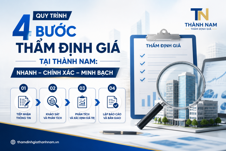 Quy Trình 4 Bước Thẩm Định Giá Tại Thành Nam: Nhanh – Chính Xác – Minh Bạch