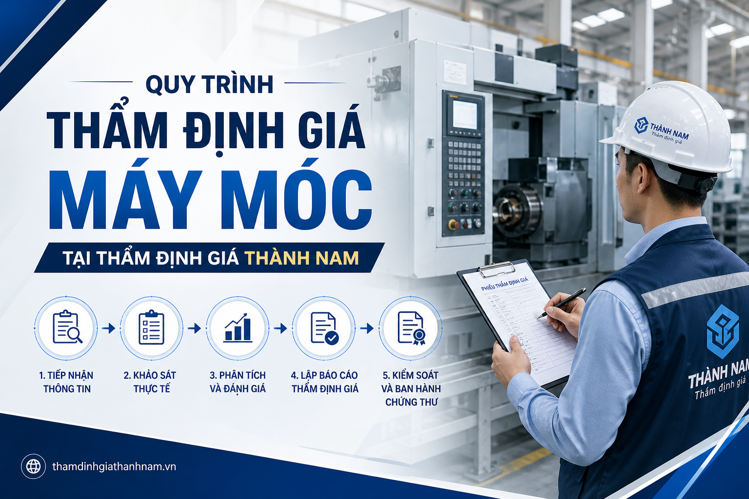 Quy Trình Thẩm Định Giá Máy Móc Tại Thẩm Định Giá Thành Nam