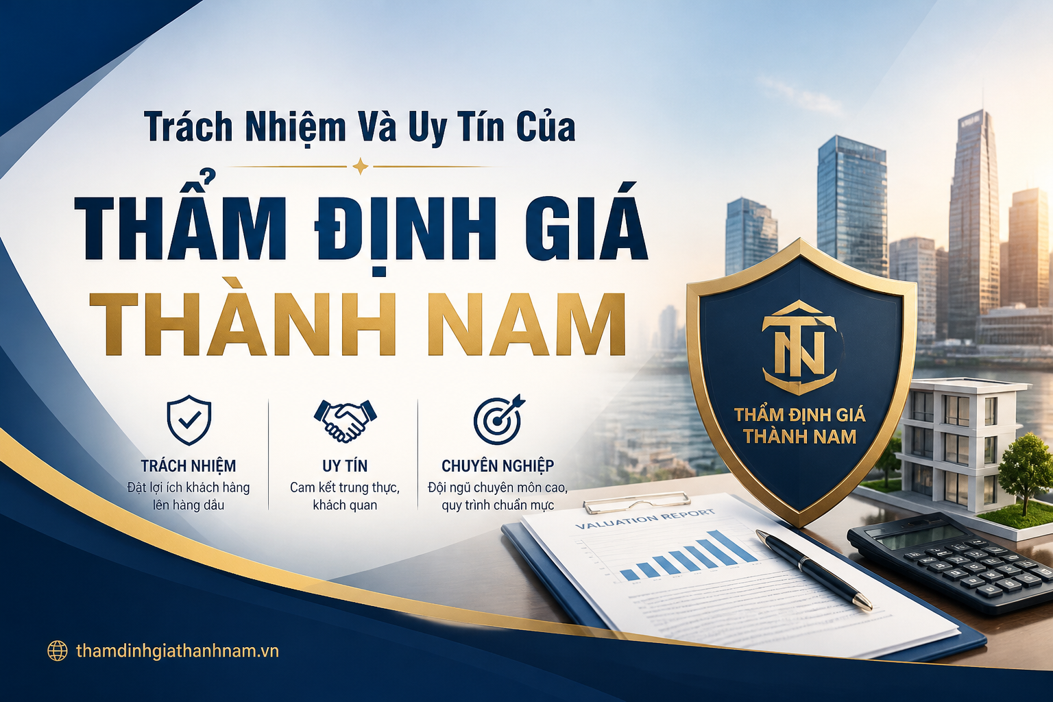 Trách Nhiệm Và Uy Tín Của THẨM ĐỊNH GIÁ THÀNH NAM