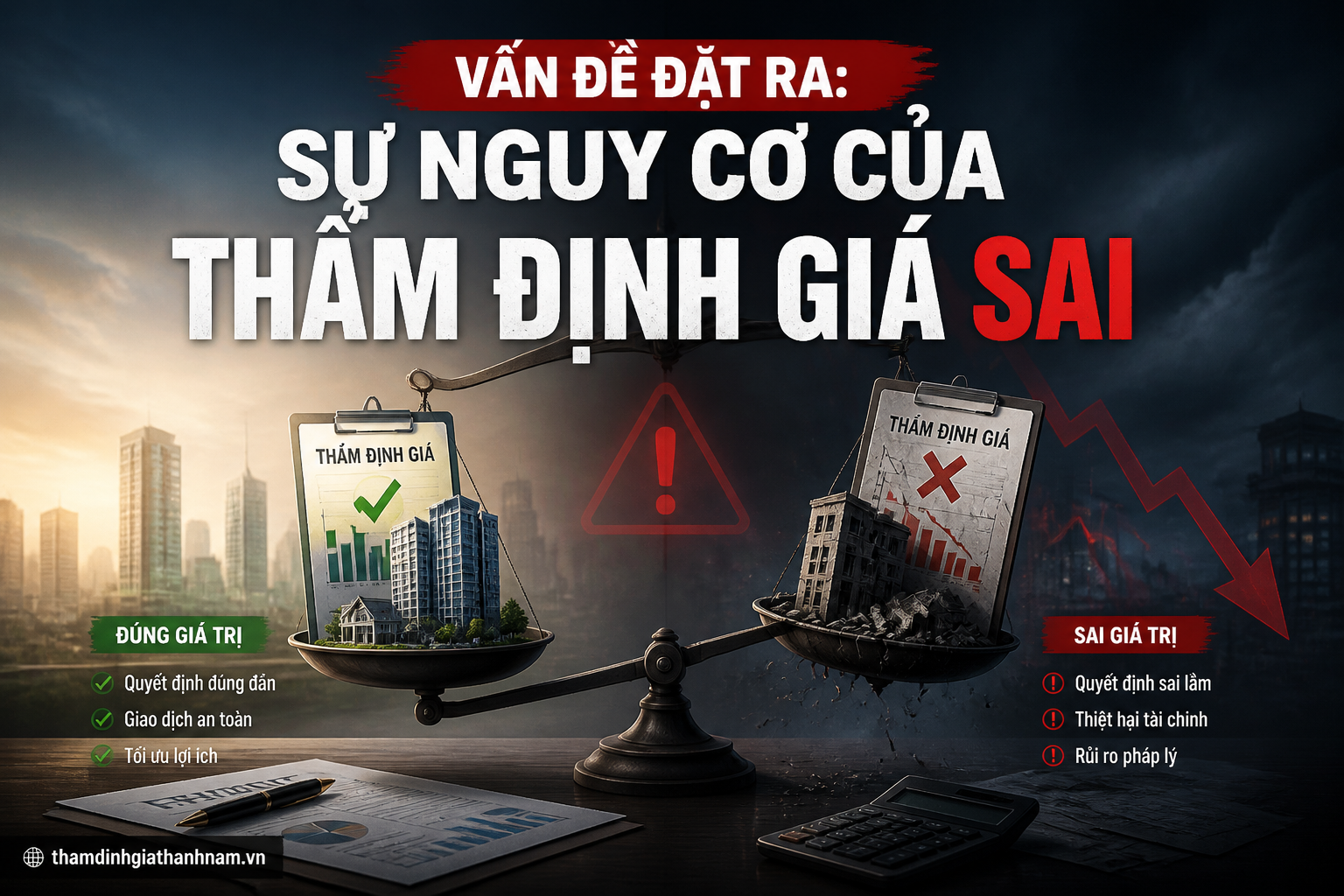 Vấn Đề Đặt Ra: Sự Nguy Cơ Của Thẩm Định Giá Sai